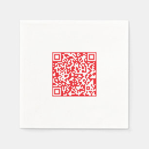 Serviette En Papier Créer un code QR rouge scannable (modifiable)