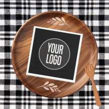 Créer un logo d'entreprise papier Cocktail Napkin 