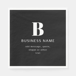 Serviette En Papier Créer un nom commercial, un monogramme et un texte