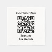 Serviette En Papier Créer votre propre code QR (Devant)