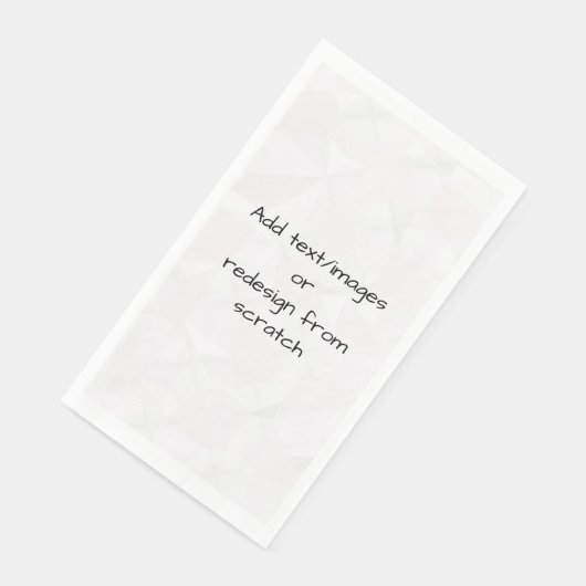 Serviette En Papier Créer votre propre Customisé (Coin)