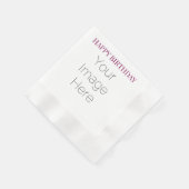 Serviette En Papier créer votre propre photo simple personnalisée Joye (Coin)