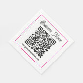 Serviette En Papier Créez instantanément un code QR scannable pour vot (Coin)