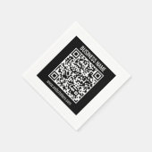 Serviette En Papier Créez un code QR moderne instantanément  (Coin)
