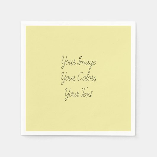 Serviette En Papier Créez votre propre (Devant)