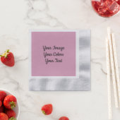 Serviette En Papier Créez votre propre (En situation)