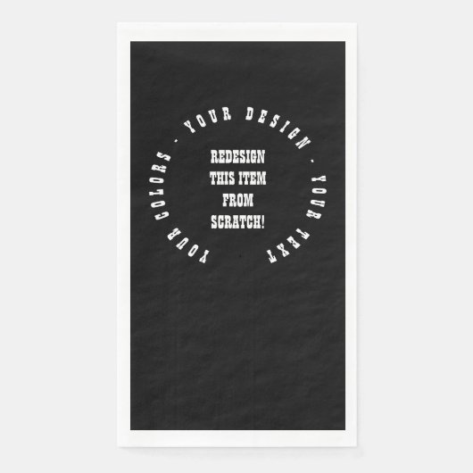 Serviette En Papier Créez votre propre (Devant)