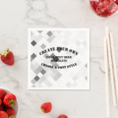 Serviette En Papier Créez votre propre (En situation)