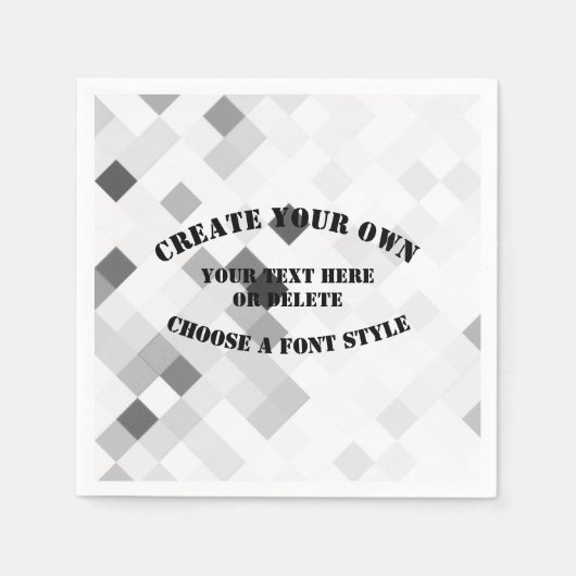 Serviette En Papier Créez votre propre (Devant)