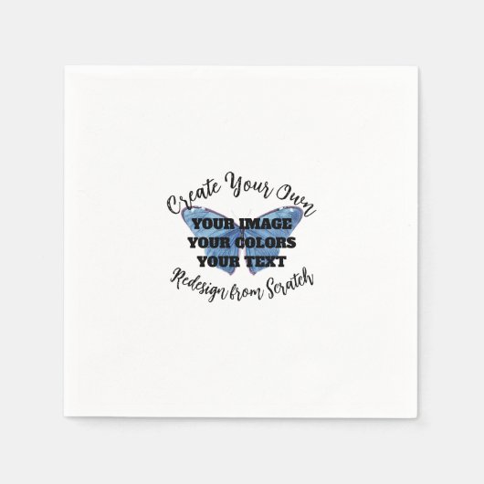 Serviette En Papier Créez votre propre (Devant)