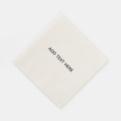 Serviette En Papier Créez votre propre blanc (Coin)