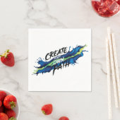 Serviette En Papier Créez votre propre chemin d'accès Conception inspi (En situation)