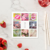 Serviette En Papier Créez votre propre collection de photos (En situation)