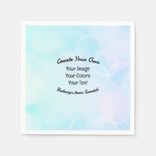 Serviette En Papier Créez votre propre conception/logo personnalisé (Devant)
