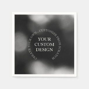 Serviette En Papier Créez votre propre conception/logo personnalisé
