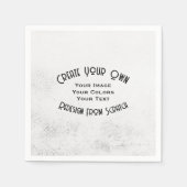 Serviette En Papier Créez votre propre conception personnalisée (Devant)