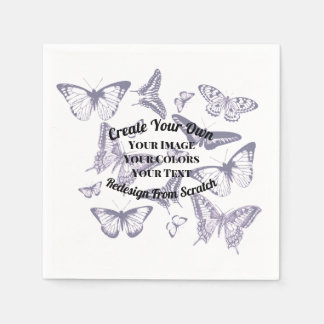 Serviette En Papier Créez votre propre conception personnalisée