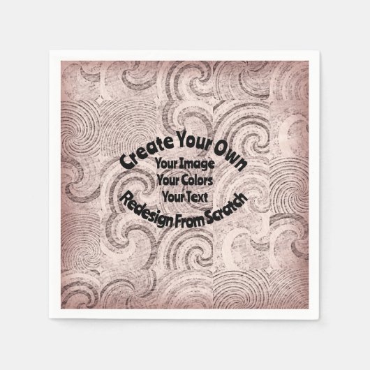 Serviette En Papier Créez votre propre conception personnalisée (Devant)