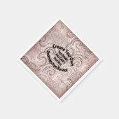 Serviette En Papier Créez votre propre conception personnalisée (Coin)