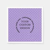 Serviette En Papier Créez votre propre conception personnalisée (Devant)