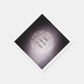 Serviette En Papier Créez votre propre Customisé (Coin)
