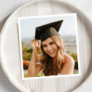 Serviette En Papier Créez Votre Propre Fête de Remise des Diplômes ave