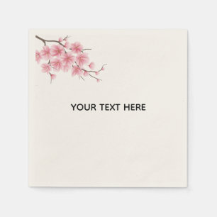 Serviette En Papier Créez Votre Propre Fleur de Cerisier
