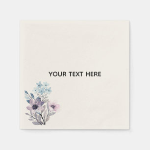 Serviette En Papier Créez Votre Propre Floral