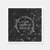 Serviette En Papier Créez votre propre logo/conception personnalisé (Devant)