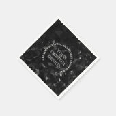Serviette En Papier Créez votre propre logo/conception personnalisé (Coin)