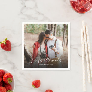 Serviette En Papier Créez votre propre mariage campagnard photo rustiq