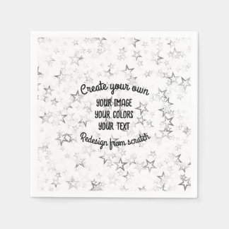 Serviette En Papier Créez votre propre Parties scintillant - Star