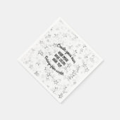 Serviette En Papier Créez votre propre Parties scintillant - Star (Coin)