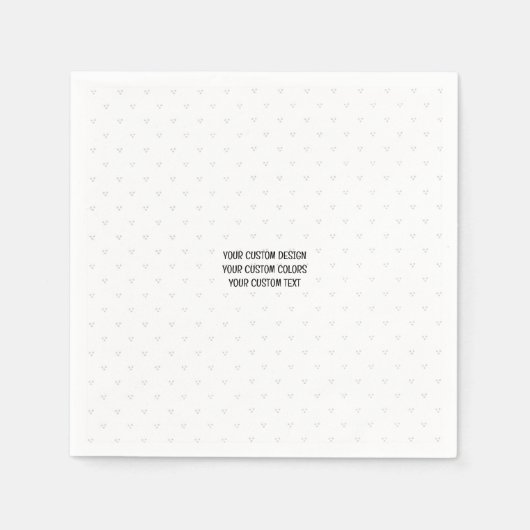 Serviette En Papier Créez votre propre personnalisation (Devant)
