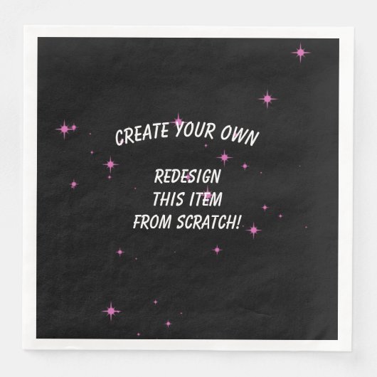 Serviette En Papier Créez votre propre personnalisation (Devant)