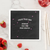 Serviette En Papier Créez votre propre personnalisation (En situation)