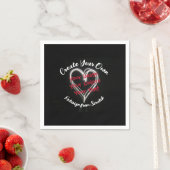 Serviette En Papier Créez votre propre personnalisation (En situation)