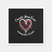 Serviette En Papier Créez votre propre personnalisation (Devant)