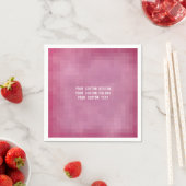 Serviette En Papier Créez votre propre personnalisation (En situation)