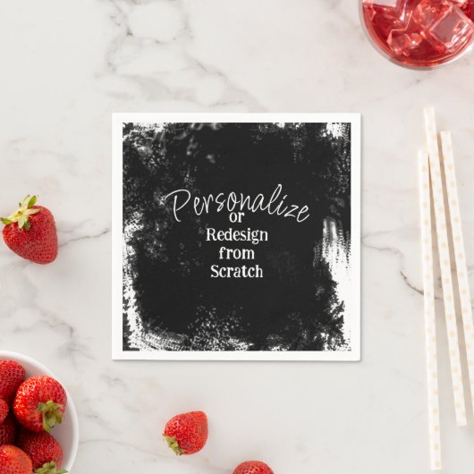 Serviette En Papier Créez votre propre personnalisation (En situation)