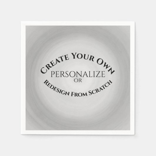 Serviette En Papier Créez votre propre personnalisation (Devant)