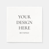Serviette En Papier Créez votre propre personnalisation (Devant)