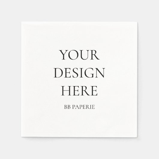 Serviette En Papier Créez votre propre personnalisation (Devant)