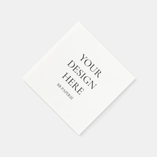Serviette En Papier Créez votre propre personnalisation (Coin)