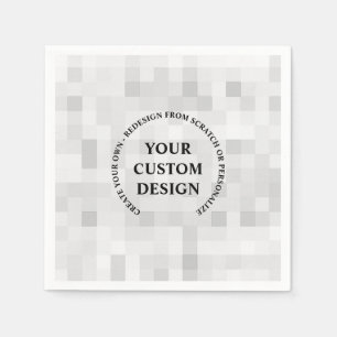 Serviette En Papier Créez votre propre personnalisation