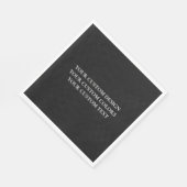 Serviette En Papier Créez votre propre personnalisation (Coin)
