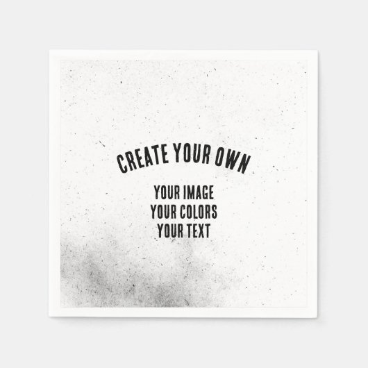 Serviette En Papier Créez votre propre personnalisation (Devant)