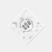 Serviette En Papier Créez votre propre personnalisation (Coin)