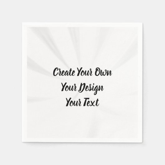 Serviette En Papier Créez votre propre personnalisation (Devant)