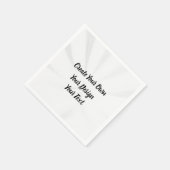 Serviette En Papier Créez votre propre personnalisation (Coin)